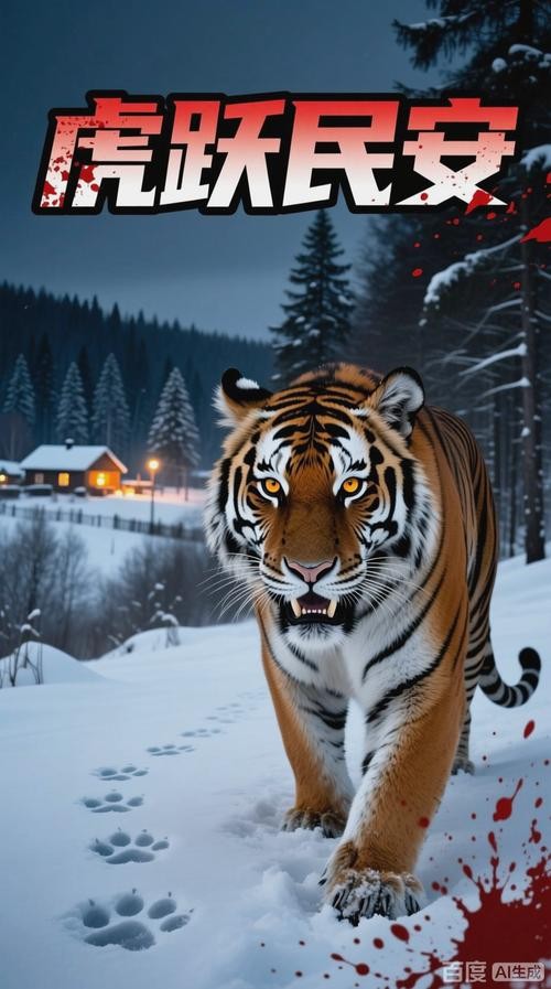 吉林村口老虎探访，自然奇观引关注